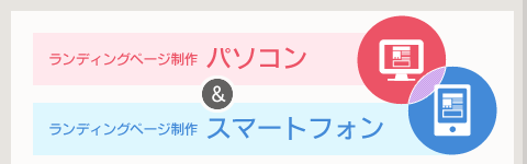 ランディングページ制作パソコン＆ランディングページ制作スマートフォン